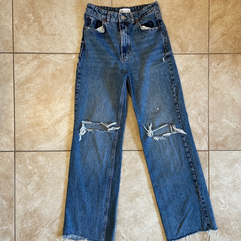 Zara wide leg jeans